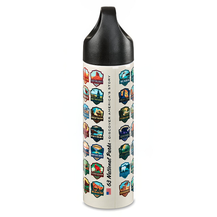 National Park Icons Water Bottle