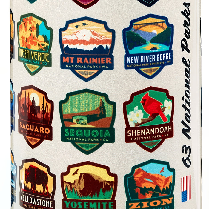 National Park Icons Water Bottle