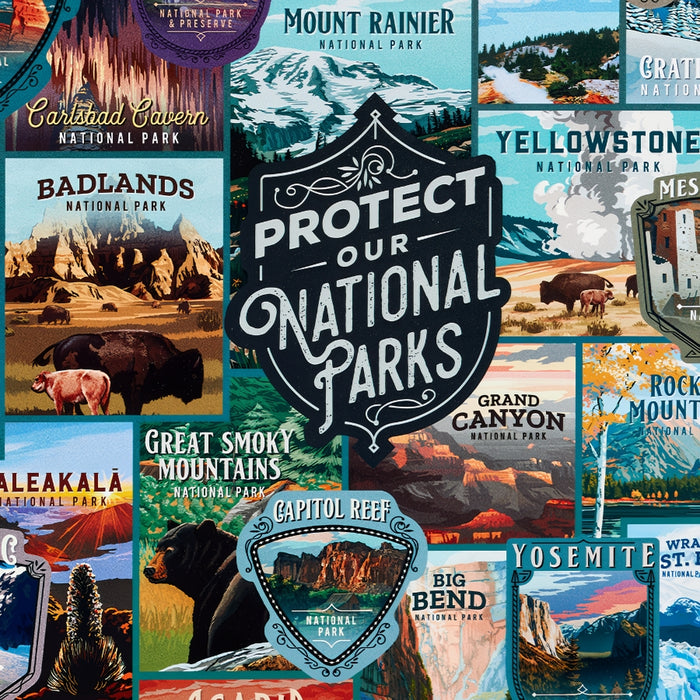 Protect Our National Parks Metal Sign