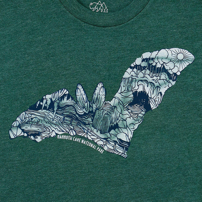 Mammoth Cave Blue Bat T-Shirt