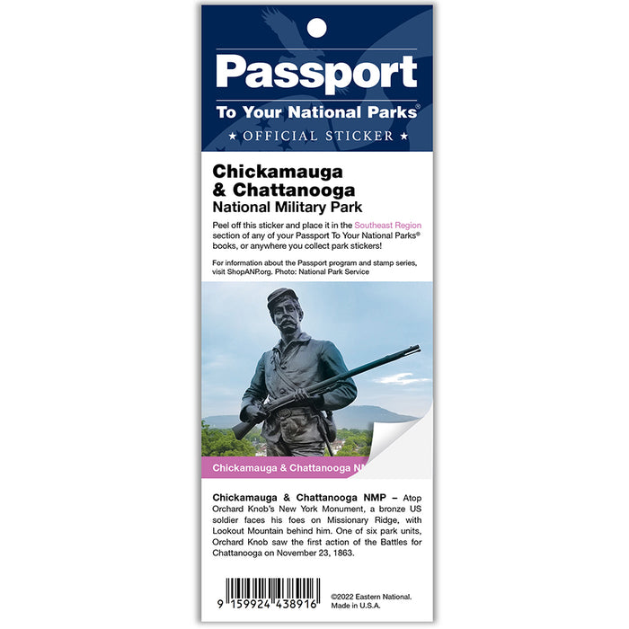 Chickamauga & Chattanooga NMP Passport Sticker