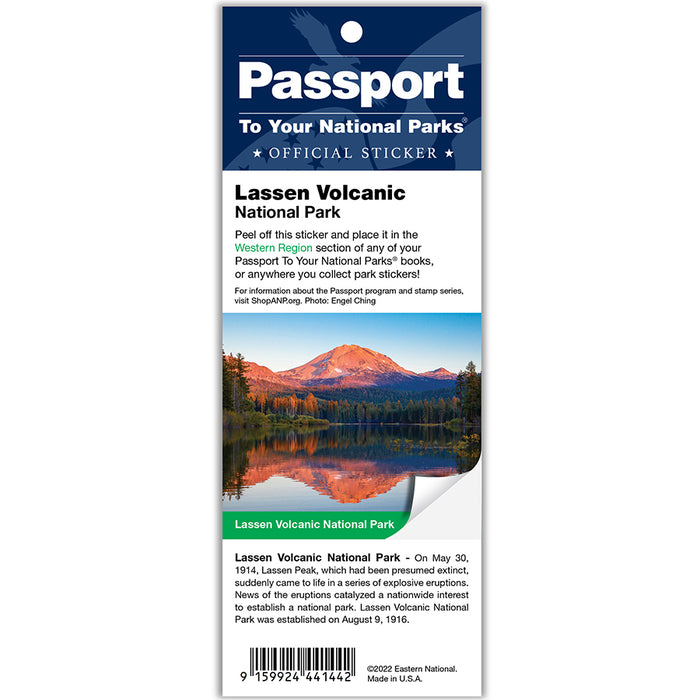 Lassen Volcanic NP Passport Sticker
