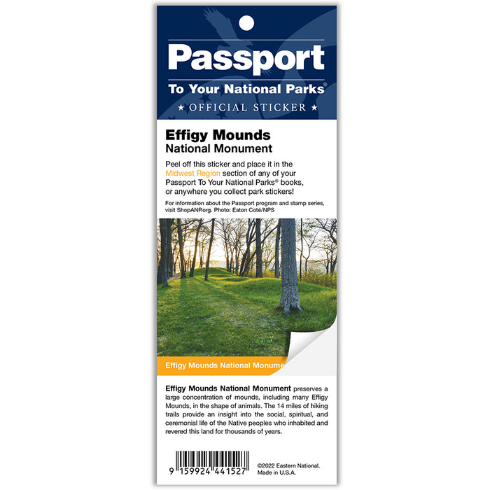 Effigy Mounds NM Passport Sticker
