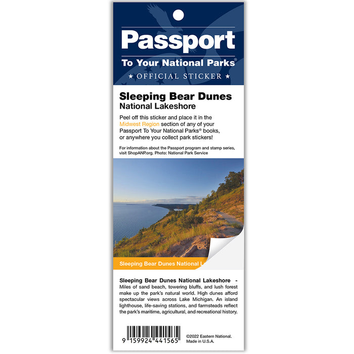 Sleeping Bear Dunes NL Passport Sticker