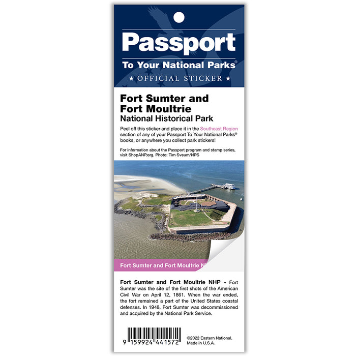 Fort Sumter and Fort Moultrie NHP Passport Sticker