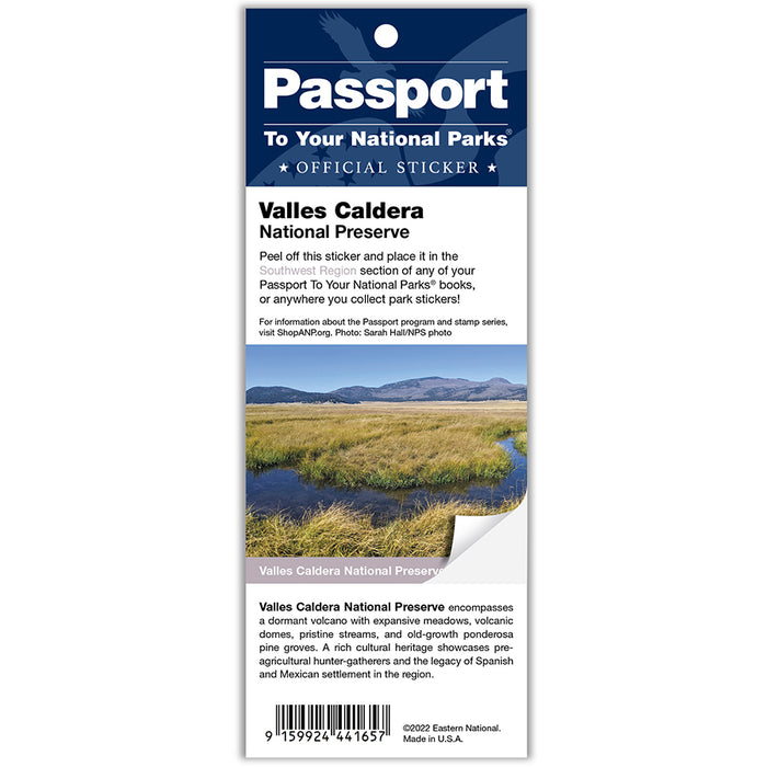 Valles Caldera NP Passport Sticker