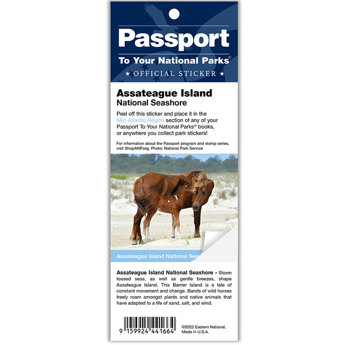 Assateague Island NS Passport Sticker