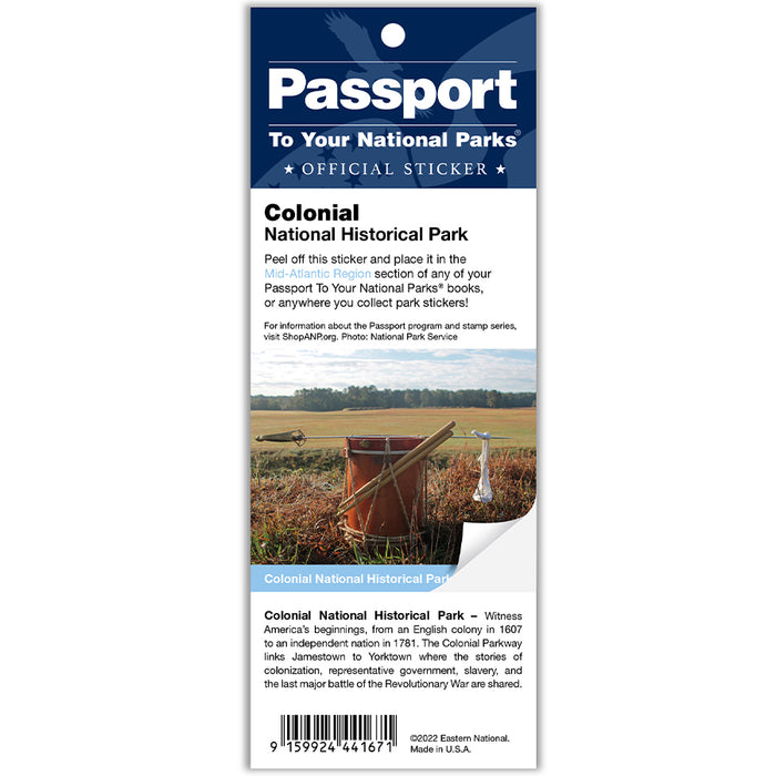 Colonial NHP Passport Sticker