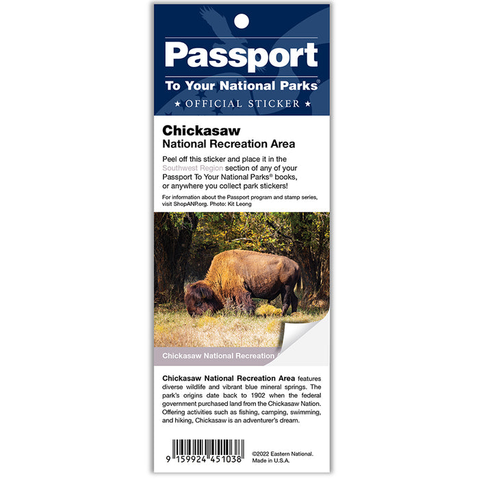 Chickasaw NRA Passport Sticker