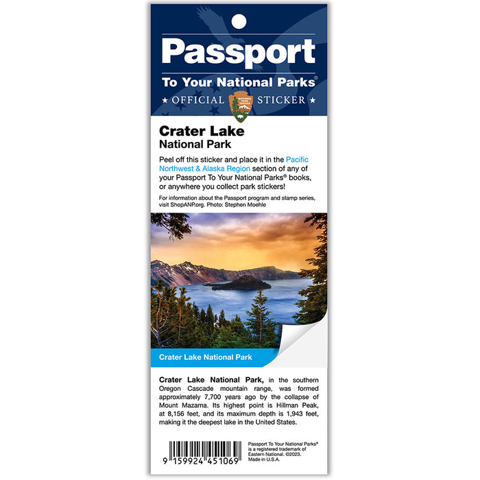 Crater Lake NP Passport Sticker