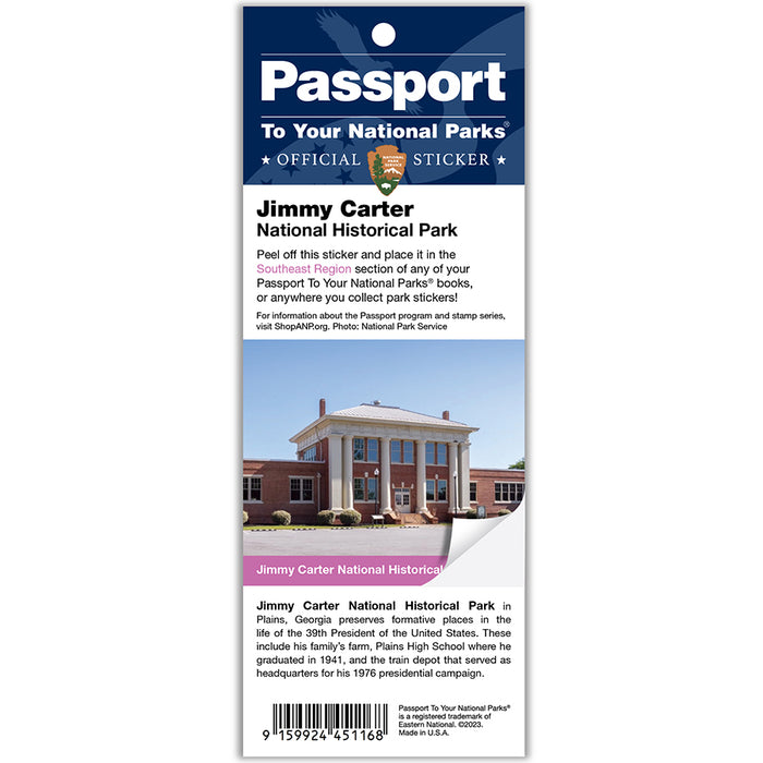 Jimmy Carter NHP Passport Sticker