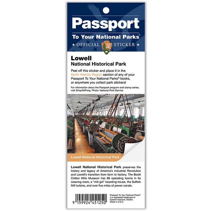 Lowell NHP Passport Sticker