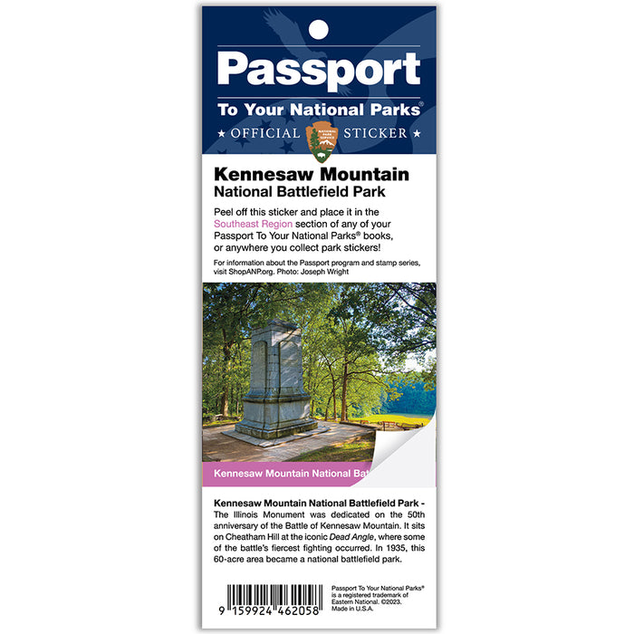 Kennesaw Mountain NBP Passport Sticker