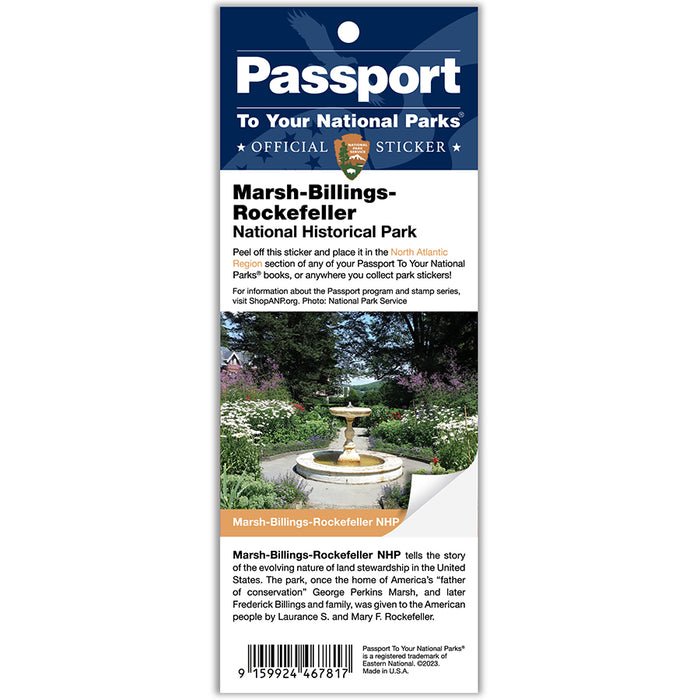 Marsh-Billings-Rockefeller NHP Passport Sticker