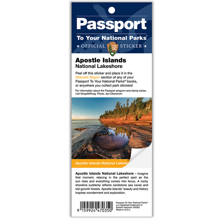 Apostle Islands NL Passport Sticker