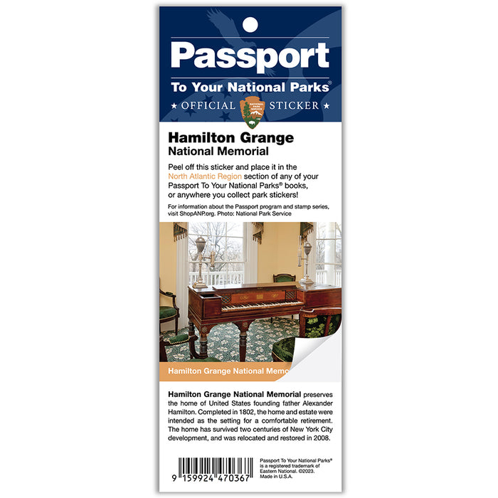 Hamilton Grange NM Passport Sticker