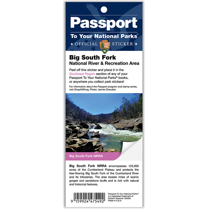 Big South Fork NRRA Passport Sticker
