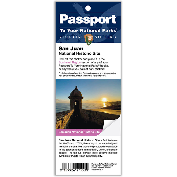 San Juan NHS Passport Sticker