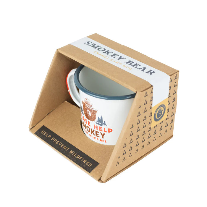Smokey Bear Enamel Camp Mug