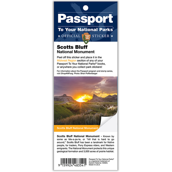 Scotts Bluff NM Passport Sticker