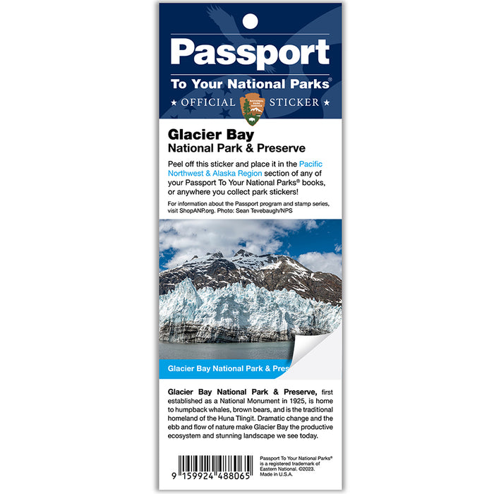 Glacier Bay NP & PRES Passport Sticker