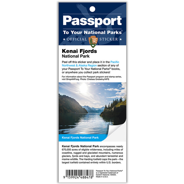 Kenai Fjords NP Passport Sticker