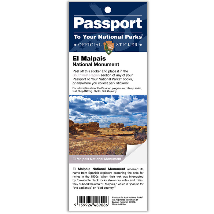 El Malpais NM Passport Sticker