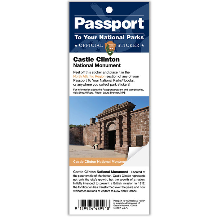 Castle Clinton NM Passport Sticker