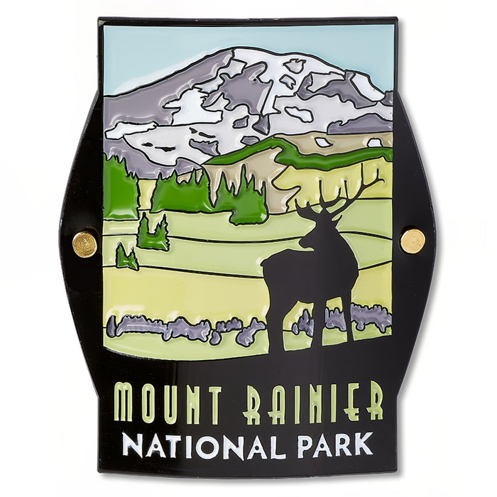 Mount Rainier Trailblazer Hiking Medallion
