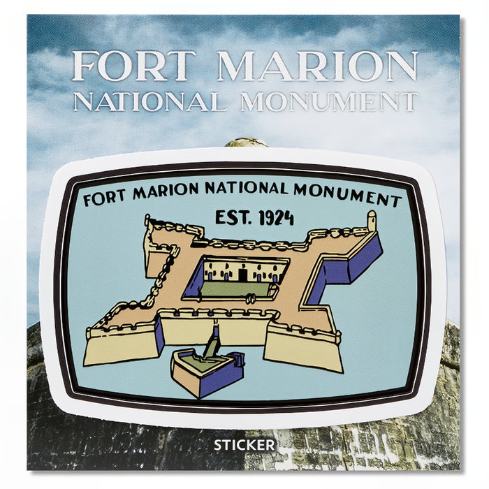 Fort Marion NM 100th Anniversary Sticker