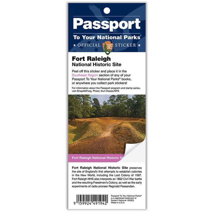 Fort Raleigh NHS Passport Sticker