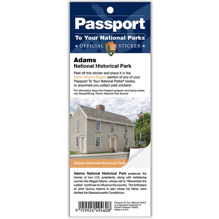 Adams NHP Passport Sticker