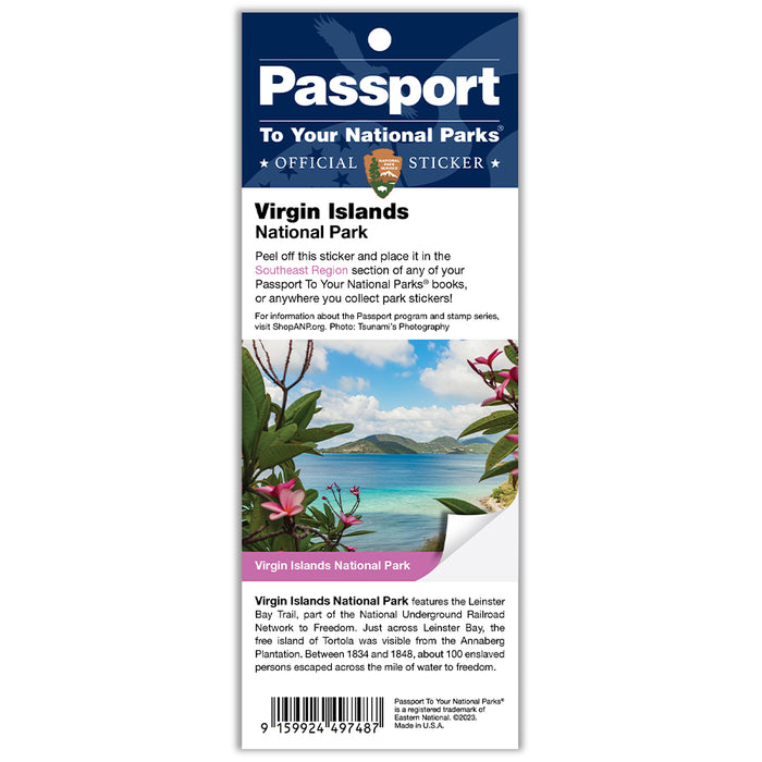 Virgin Islands NP Passport Sticker