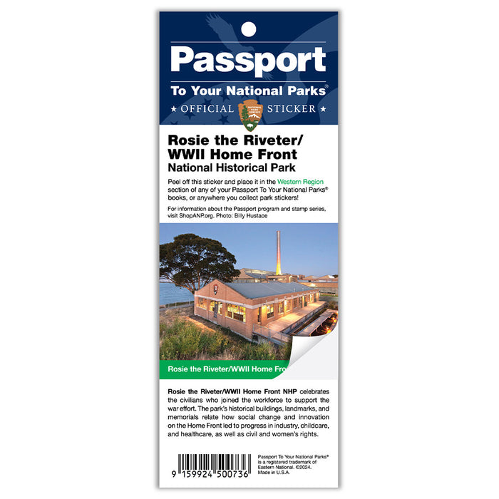 Rosie the Riveter/WWII Home Front NHP Passport Sticker