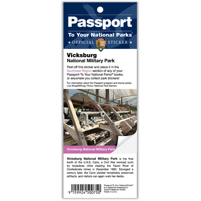 Vicksburg NMP Passport Sticker