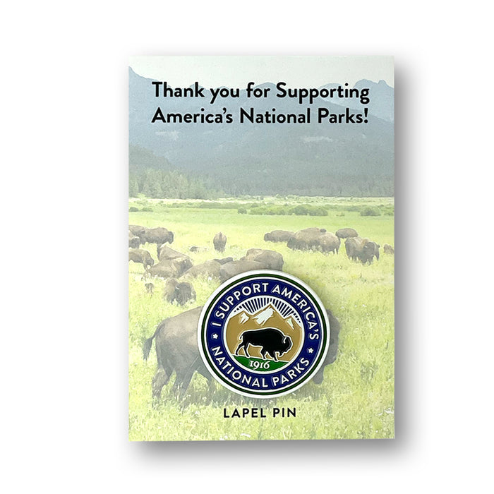 Park Supporter Bison Lapel Pin