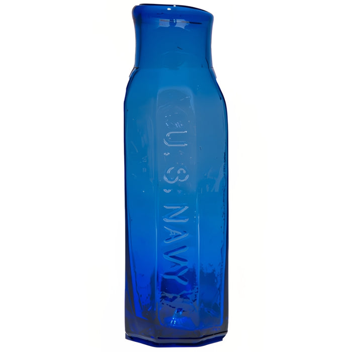 Cobalt Glass Pepper Bottle