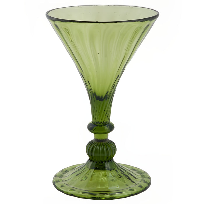 Green Wine Glass