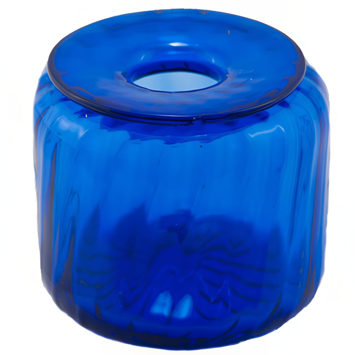 Cobalt Glass Inkwell