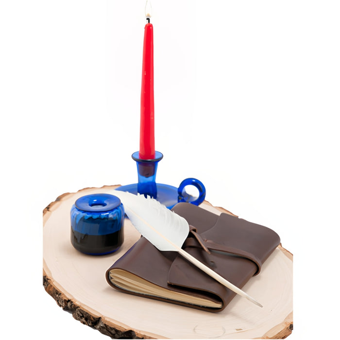 Cobalt Glass Inkwell