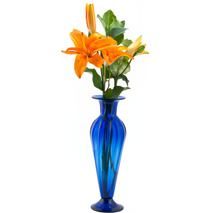 Cobalt Amphora Vase