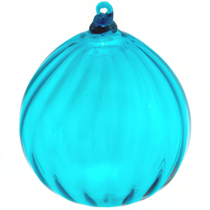 Teal Glass Ornament