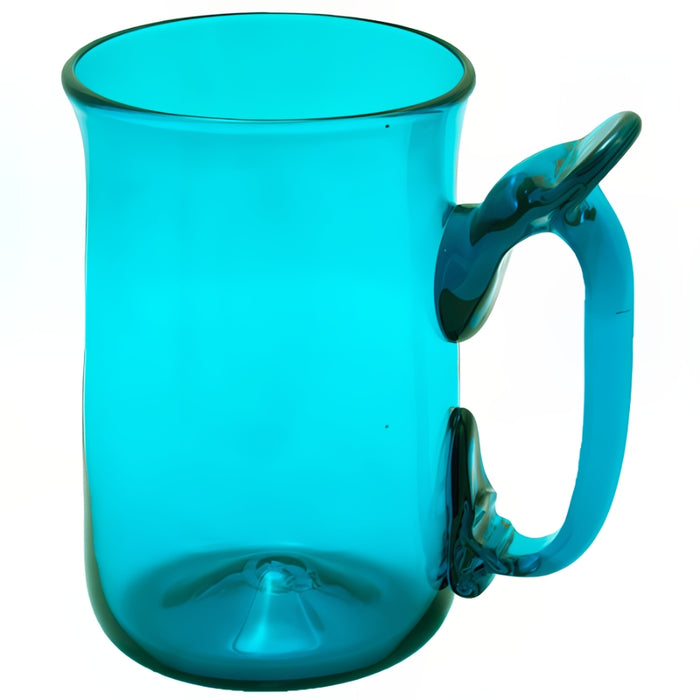 Teal Glass Mug