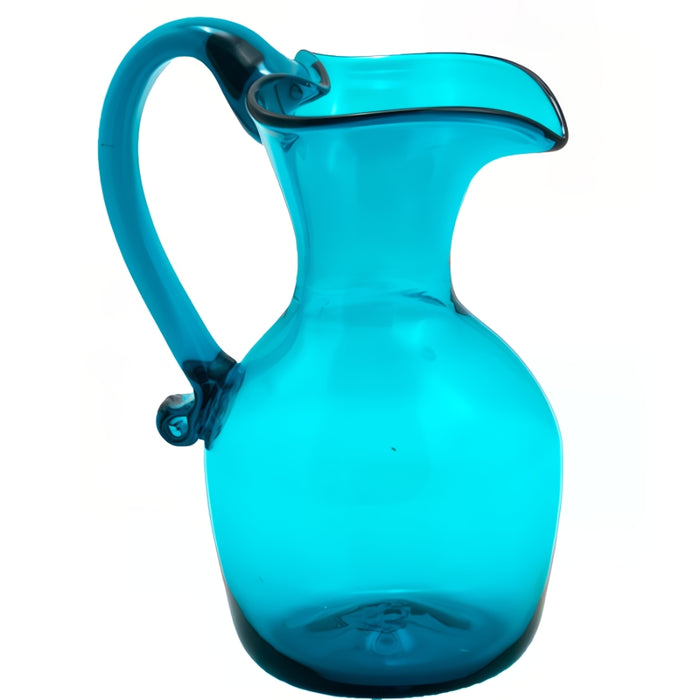 Teal Heart Pitcher
