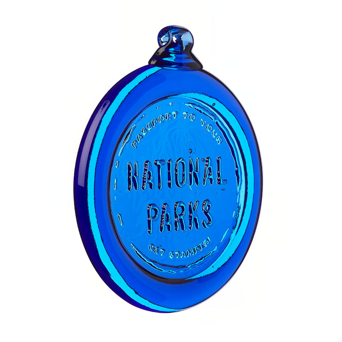 Passport Cobalt Glass Ornament
