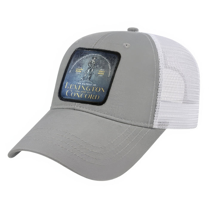 The Battle of Lexington and Concord Trucker Cap -Grey/White