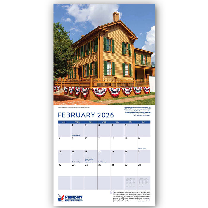 Passport To Your National Parks® 2026 Calendar