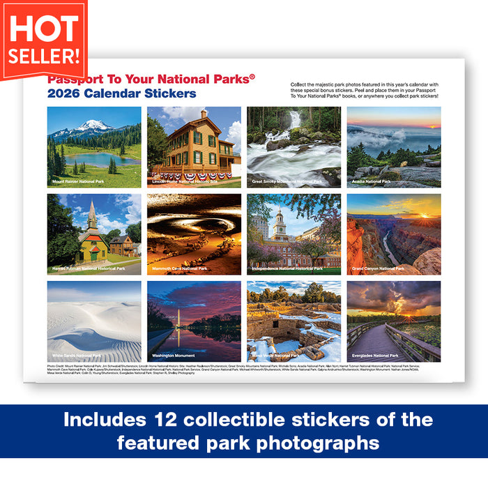 Passport To Your National Parks® 2026 Calendar