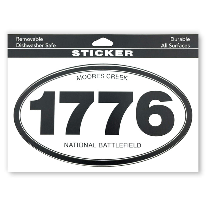 Moores Creek 1776 National Battlefield Oval Decal