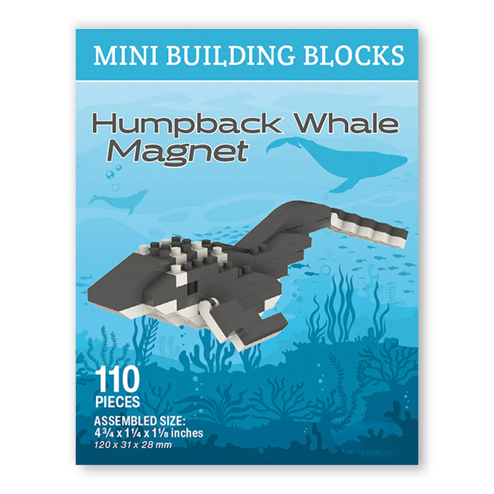 Humpback Whale Magnet Mini Blocks
